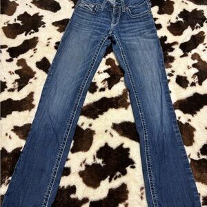 Ariat Women's Flare Jeans in Classic Blue